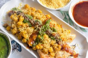 raged samosa chaat using instant pot