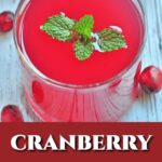cranberry juice.