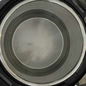 Hot water in instant pot.