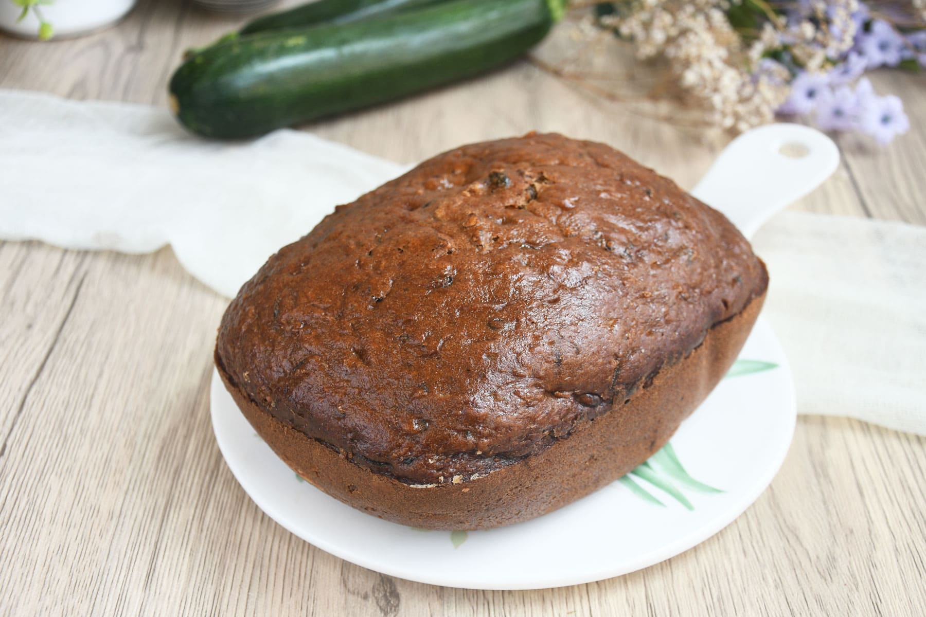 Zucchini loaf.