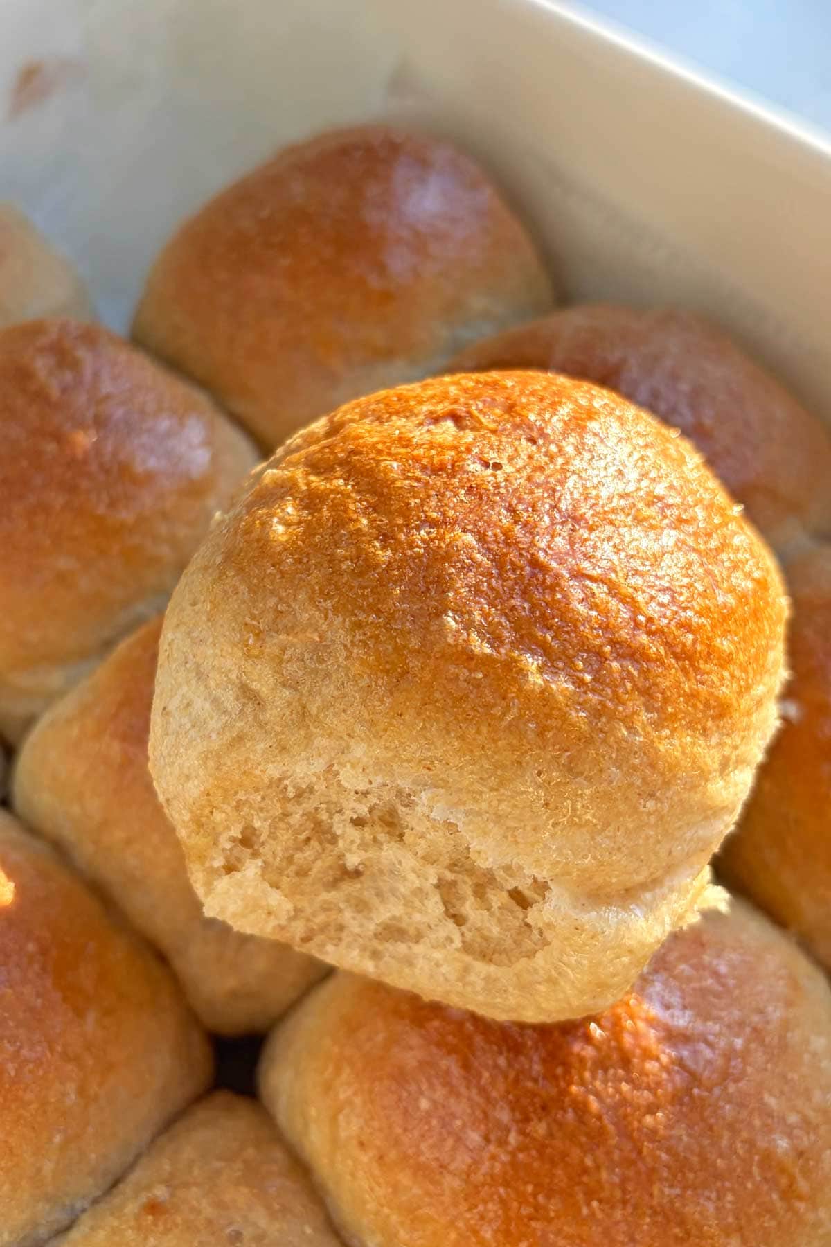 FMF Dinner Rolls in a tray.